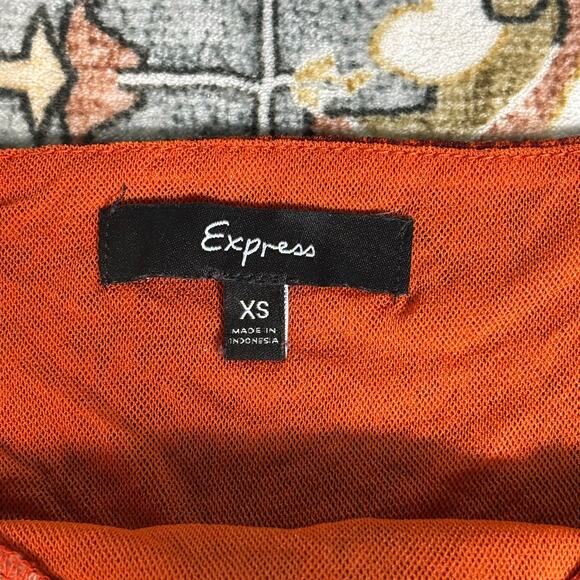 Vintage Express Tank Tops Y2k Snake Print Date Night Ruched Lot of Two Tanks XS - Picture 9 of 16